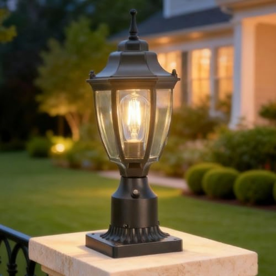 Outdoor Yard Lighting Fixtures - Dusk to Dawn Outdoor Post Lights
