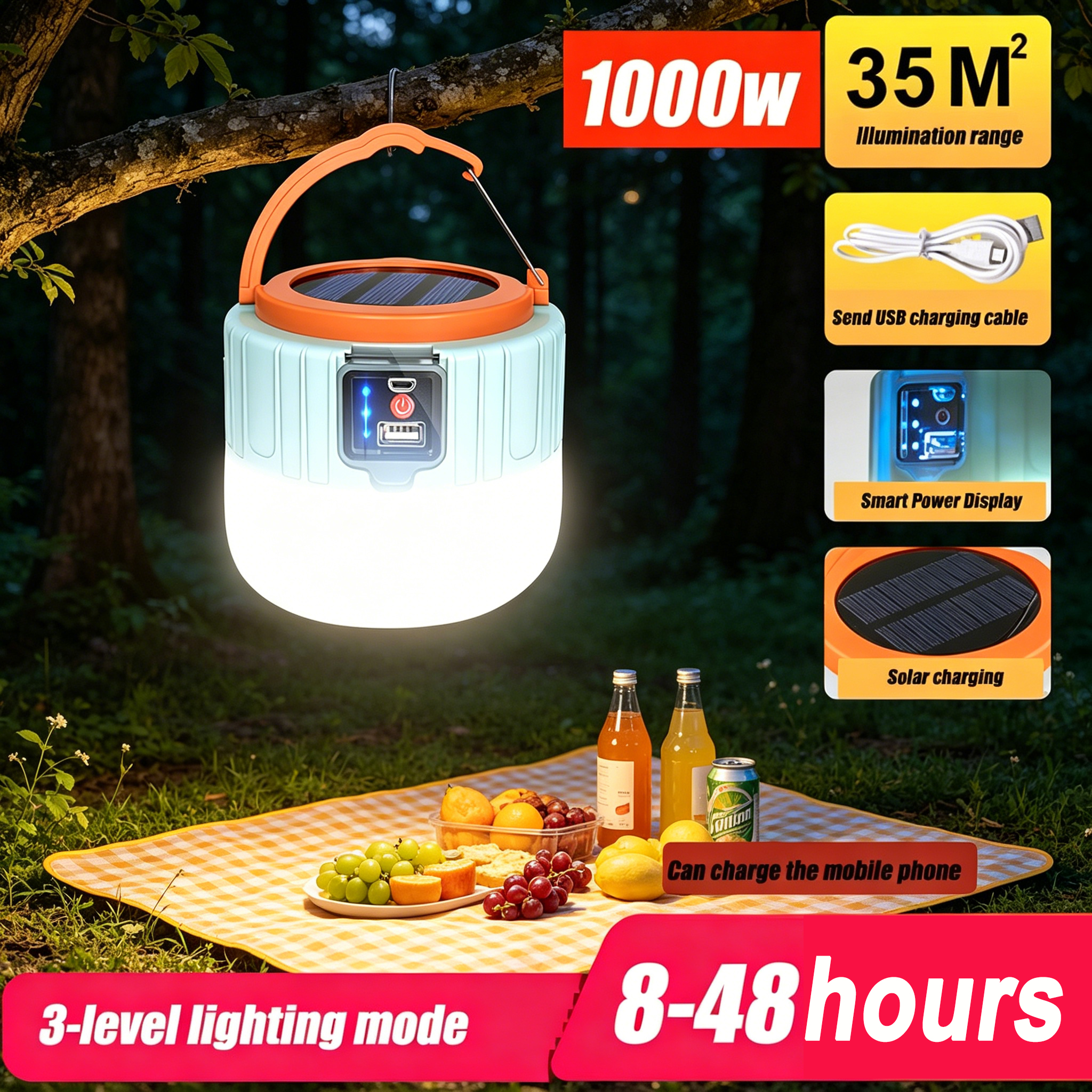 Zumtobel Outdoor Lighting - Portable Camping Light Power Bank LED