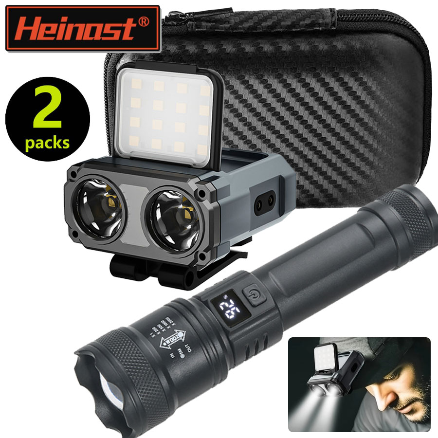 Zinc Outdoor Lighting - Ultra Bright Mini Rechargeable Head Lamp/Portable