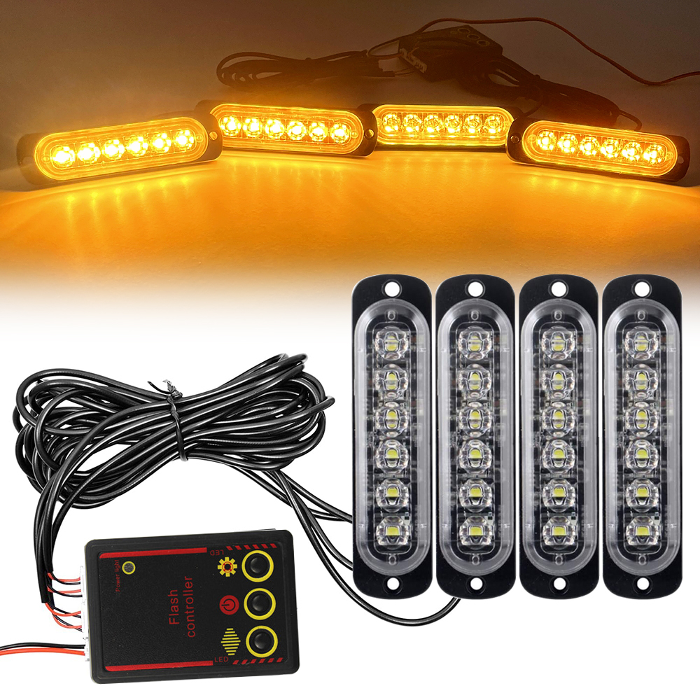 Outdoor Lighting Yellow - Car Front Grille Lighting 12V 24V