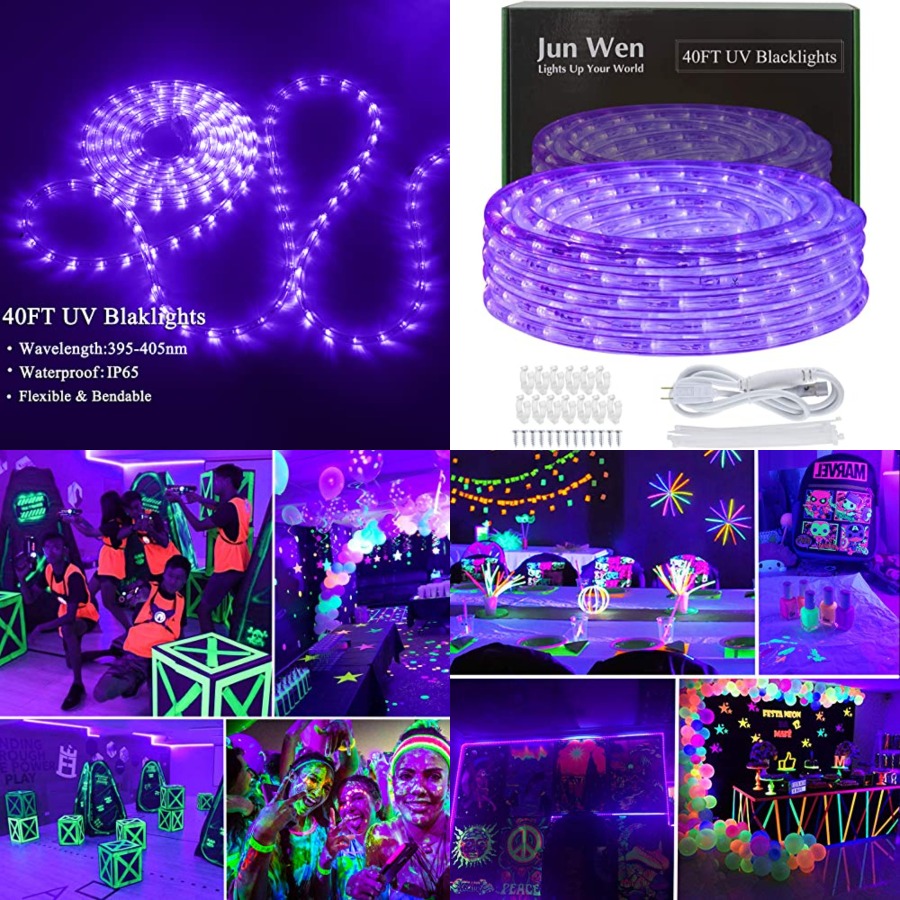 Waterproof Led Strip - BlackLights LED Rope Strip Lights, 110V