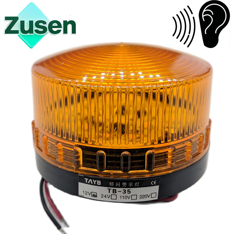Outdoor Lighting Yellow - Zusen TB35-Y-J with Buzzer 12v 24v