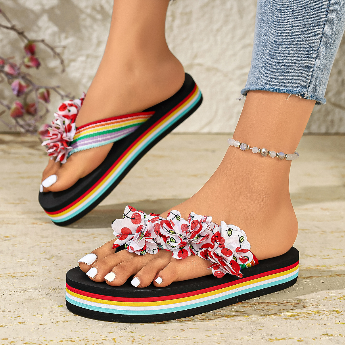 Women Slippers Summer Beach Fl - Outdoor Lighting For Your House recensie en prijs