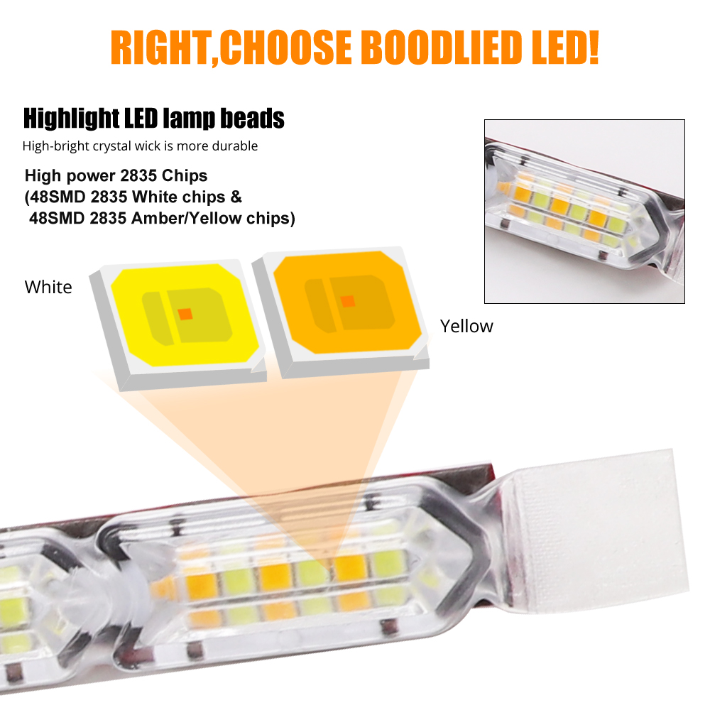 2pcs DRL LED Strip Flexible Da - Waterproof Led Strip recensie en prijs