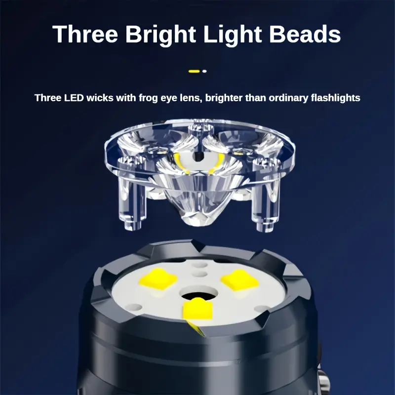 Mini 3 LED Flashlight With Pen - Outdoor Lighting Replacement Bulbs recensie en prijs