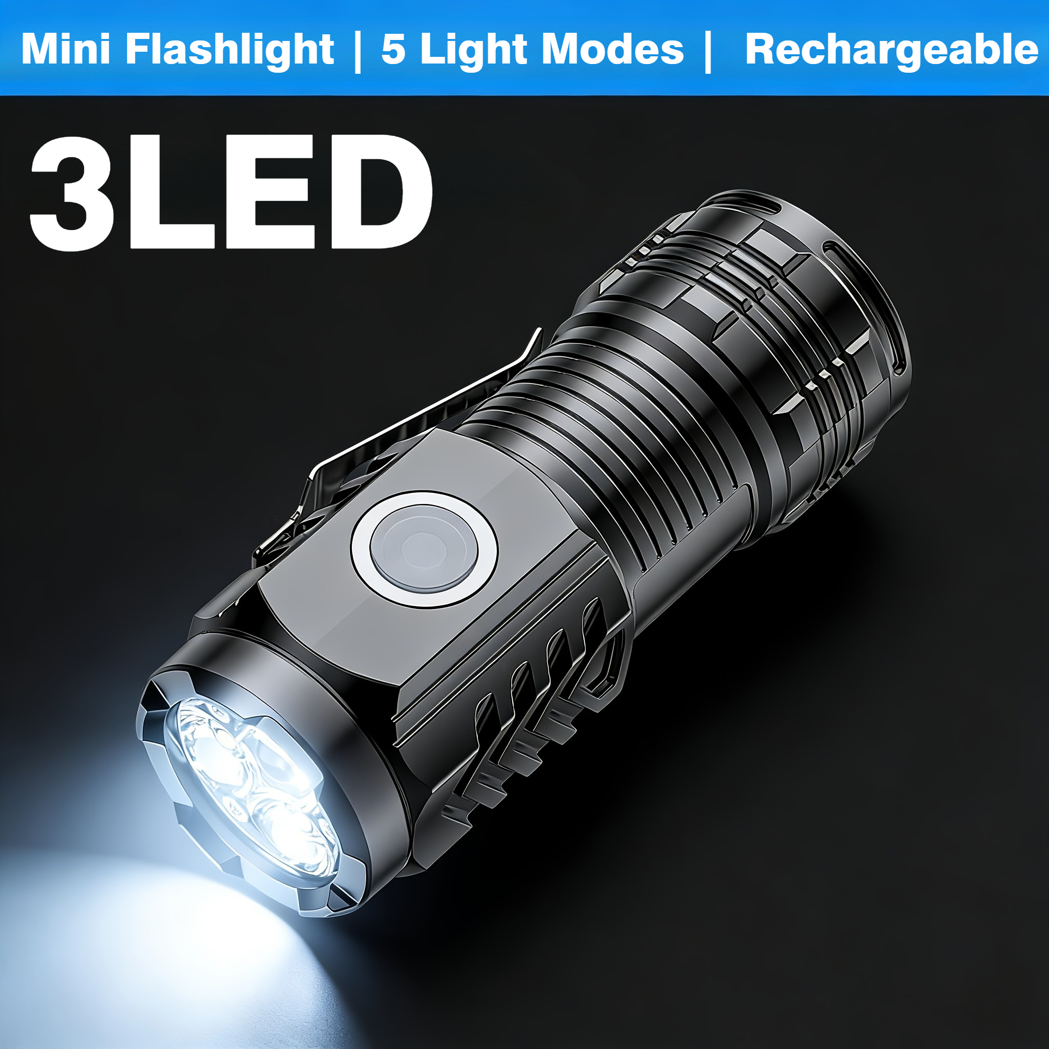Portable Mini 3 LED Handheld F - Zinc Outdoor Lighting recensie en prijs