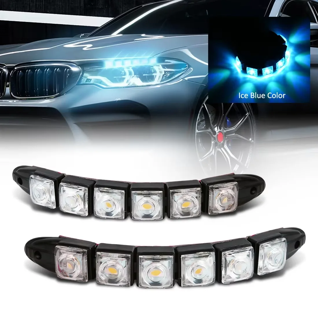 2PCS LED Waterproof DRL Light  - Waterproof Led Strip recensie en prijs