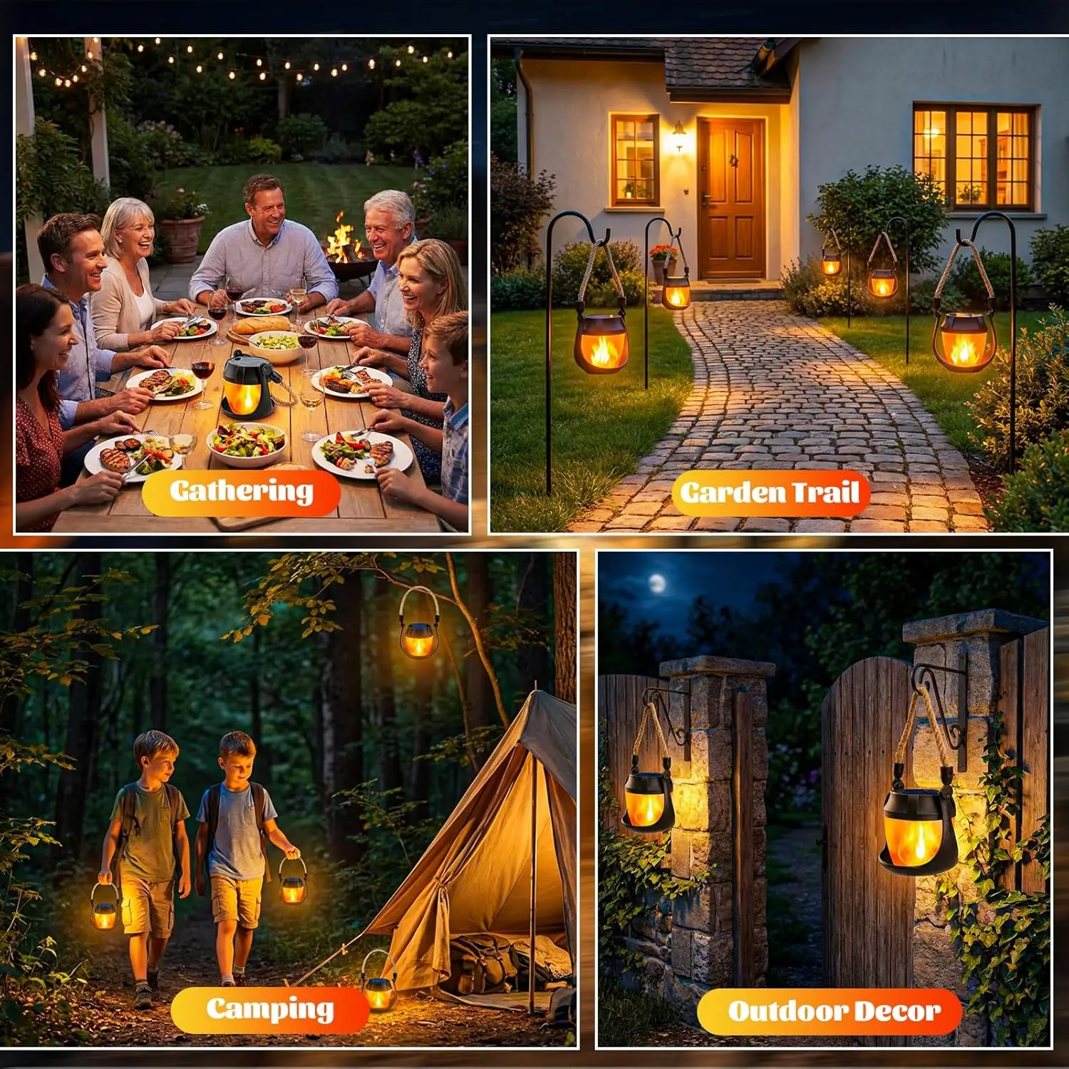 2 Pack Hanging Solar Lanterns  - Outdoor Lighting On Trees recensie en prijs