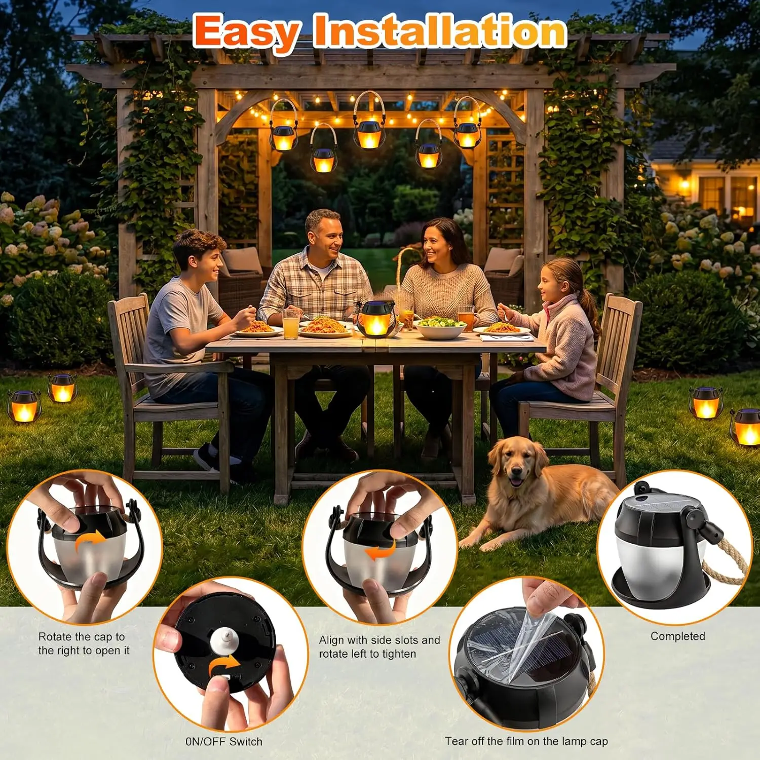 2 Pack Hanging Solar Lanterns  - Outdoor Lighting On Trees recensie en prijs