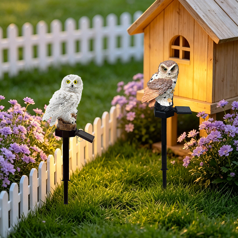 Owl Solar Light, Resin Owl Gro - Zinc Outdoor Lighting recensie en prijs