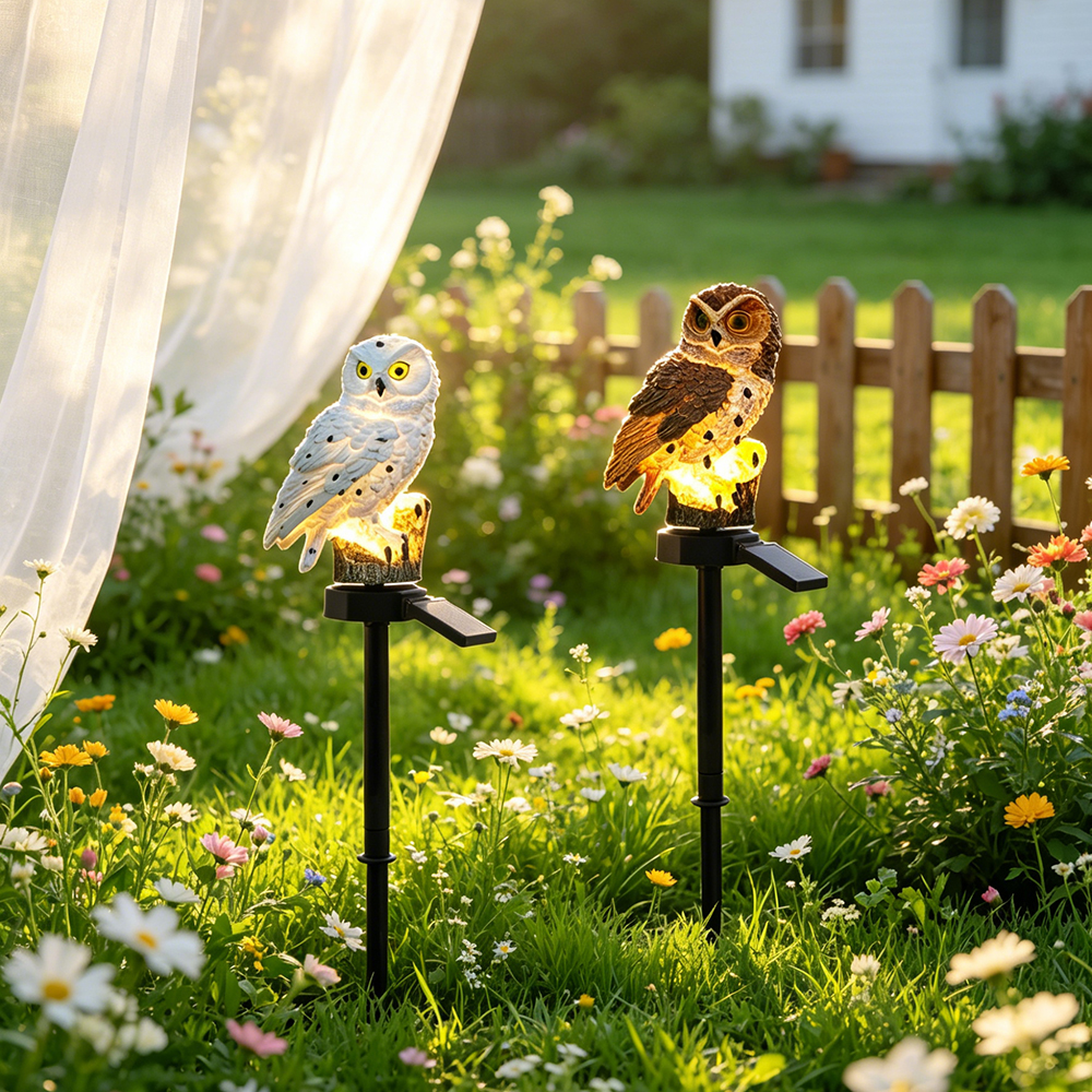 Owl Solar Light, Resin Owl Gro - Zinc Outdoor Lighting recensie en prijs