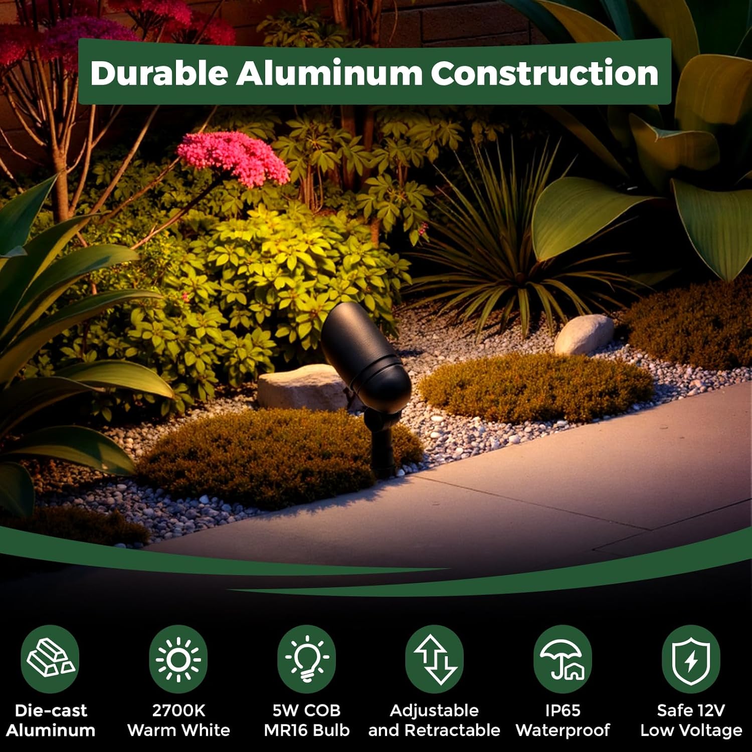 12V LED Outdoor Landscape Spot - Outdoor Yard Lighting Fixtures recensie en prijs