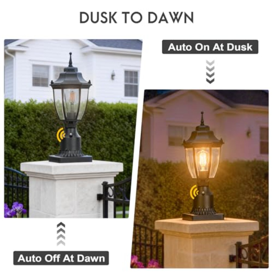 Dusk to Dawn Outdoor Post Ligh - Outdoor Yard Lighting Fixtures recensie en prijs