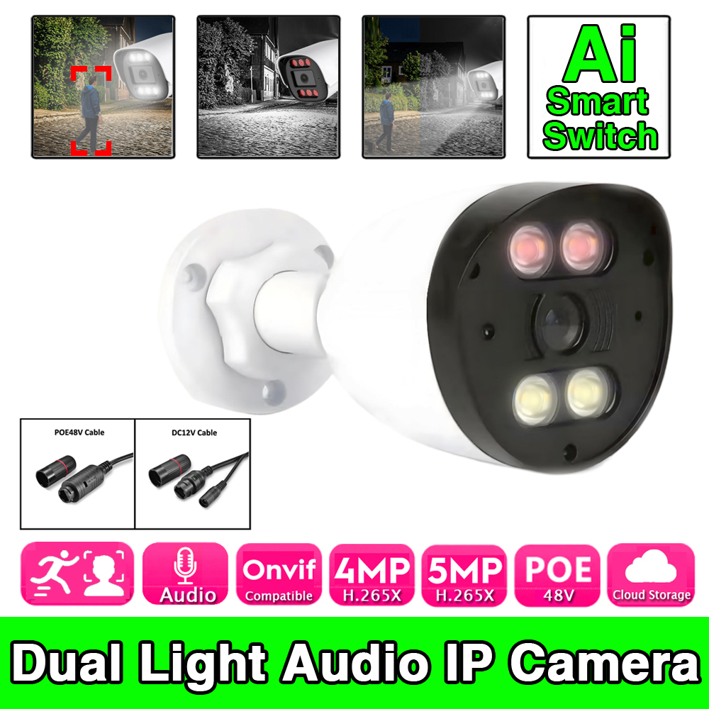 5MP 4MP AI IP POE Camera with  - Outdoor Lighting Options recensie en prijs
