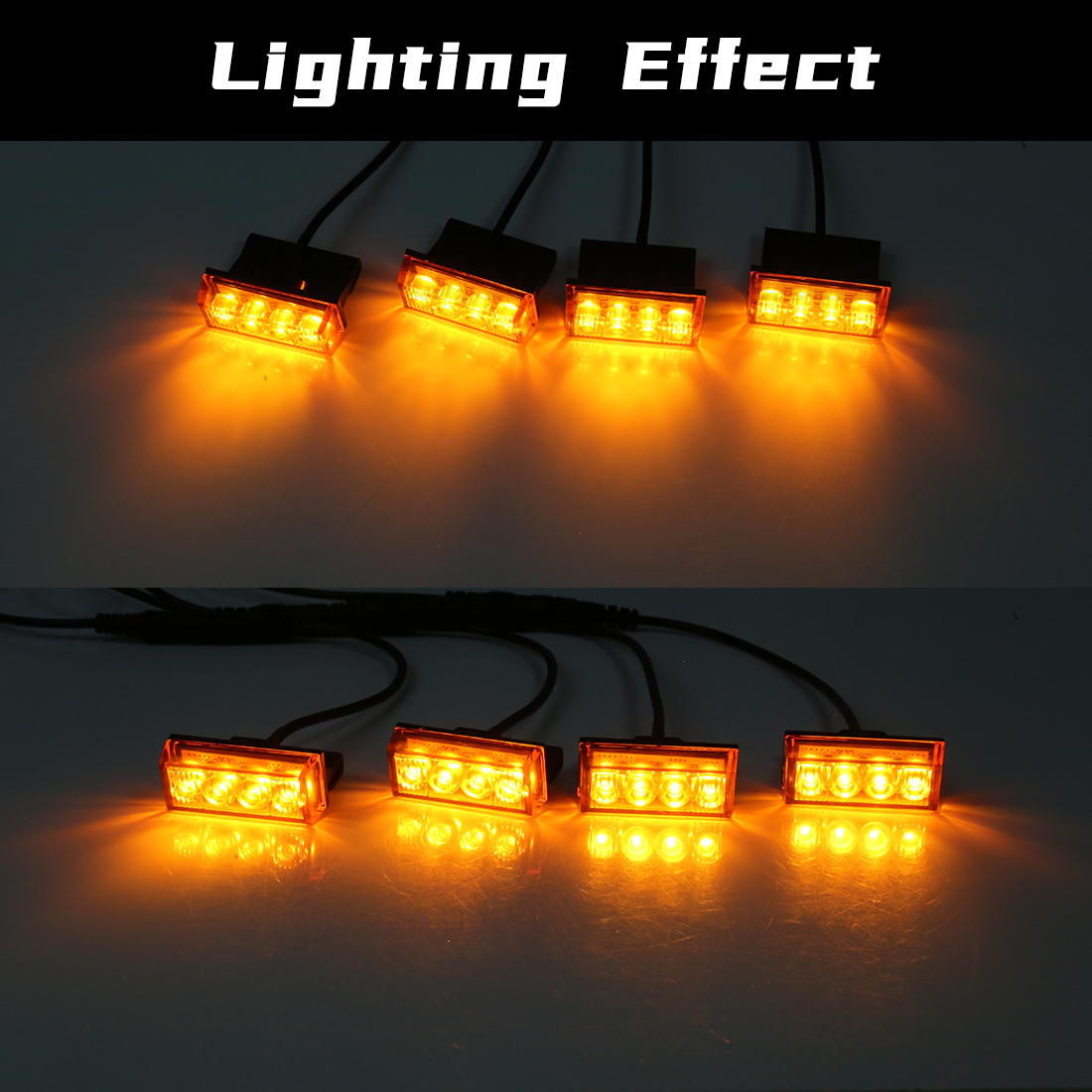 Universal Car Front Grille Lig - Outdoor Lighting Yellow recensie en prijs