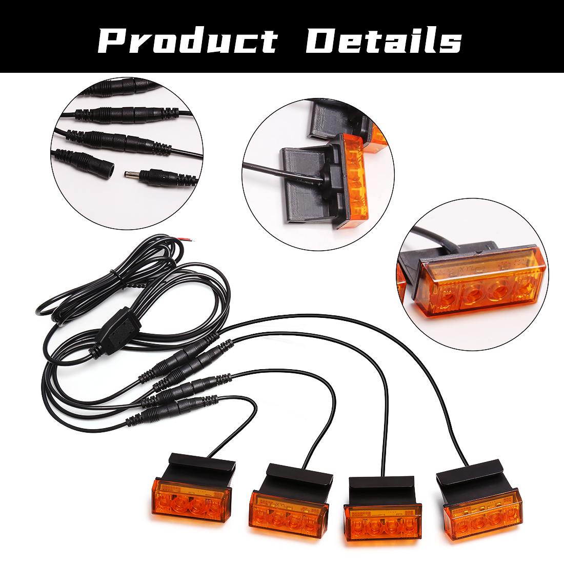 Universal Car Front Grille Lig - Outdoor Lighting Yellow recensie en prijs
