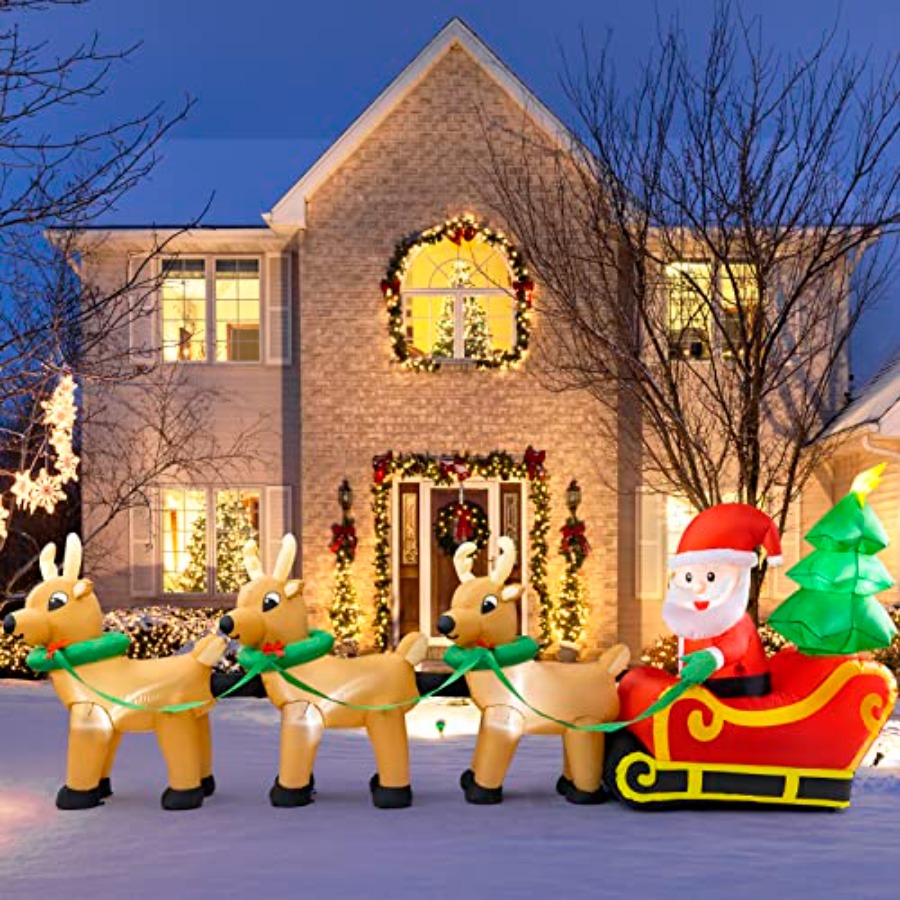 Outdoor Christmas inflatables  - Outdoor Lighting On Trees recensie en prijs