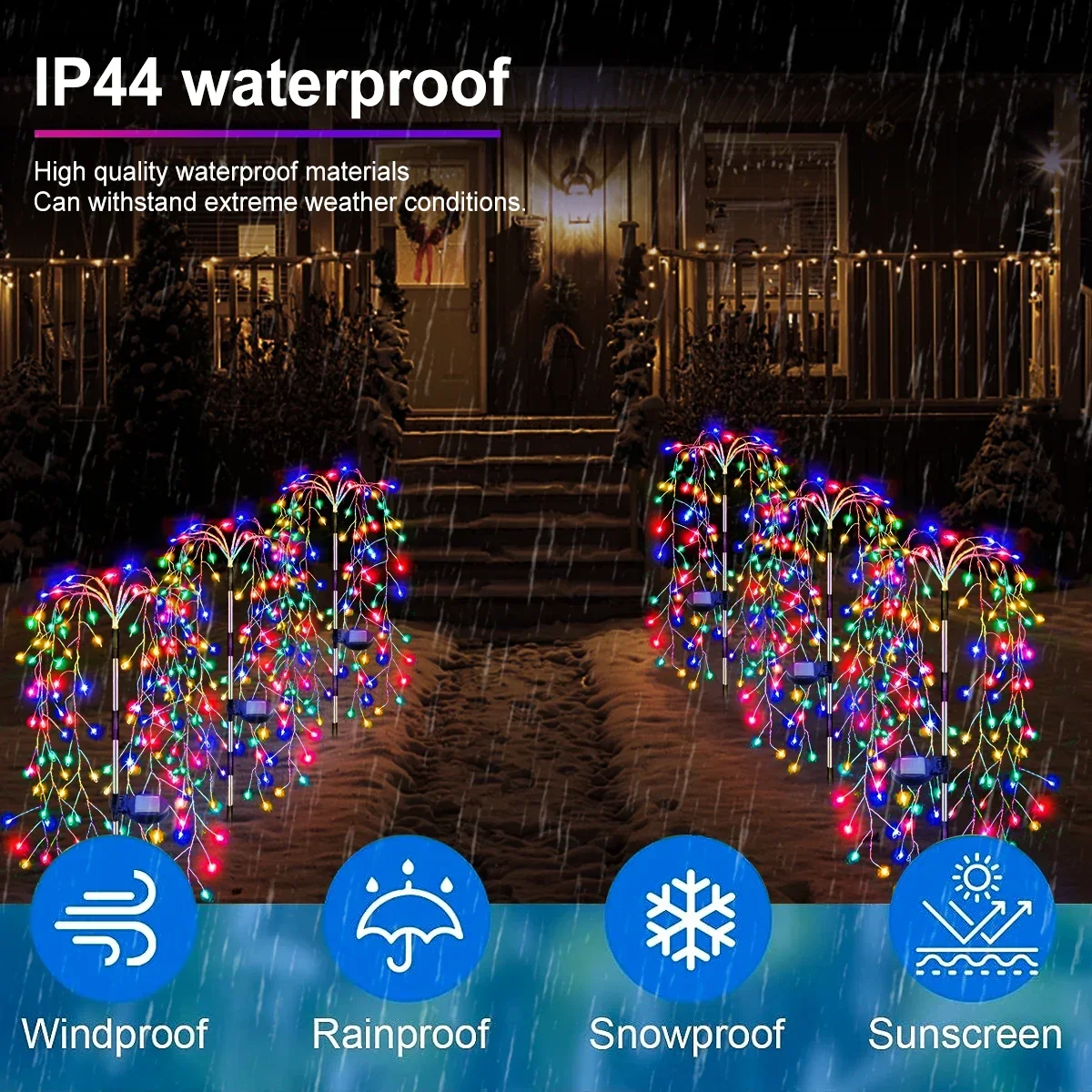 Solar Willow Tree Lights 200 L - Outdoor Lighting On Trees recensie en prijs