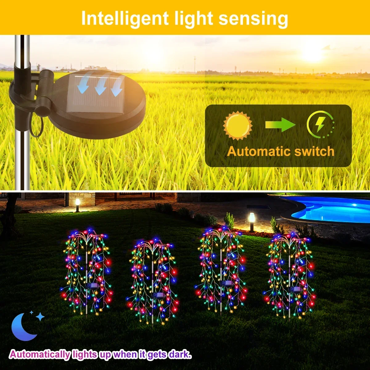 Solar Willow Tree Lights 200 L - Outdoor Lighting On Trees recensie en prijs