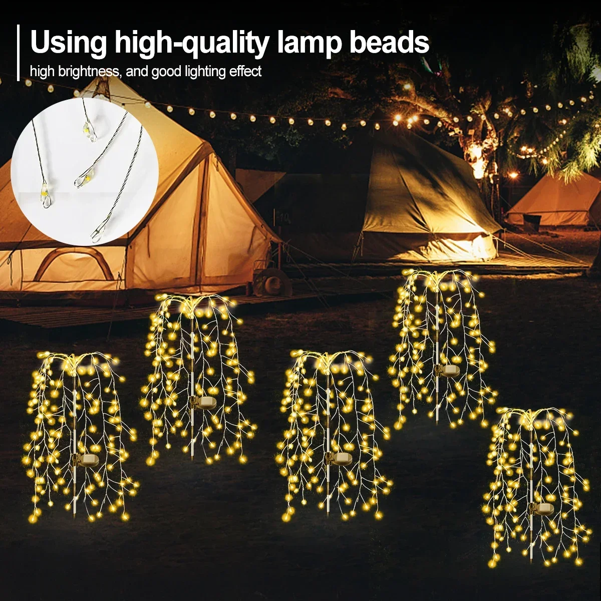 Solar Willow Tree Lights 200 L - Outdoor Lighting On Trees recensie en prijs