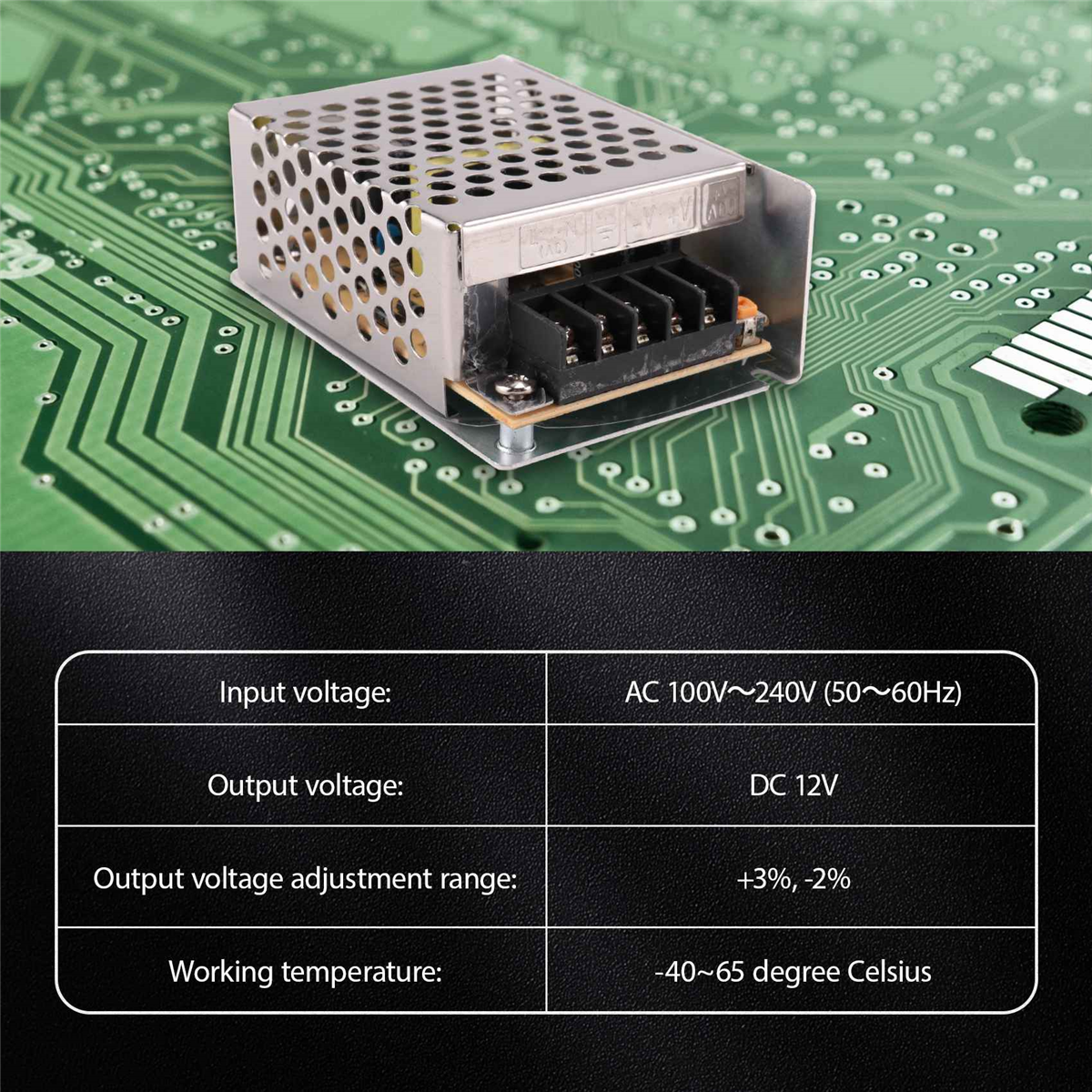 A71P AC 100V~240V to DC 12V 3A - Waterproof Led Strip recensie en prijs