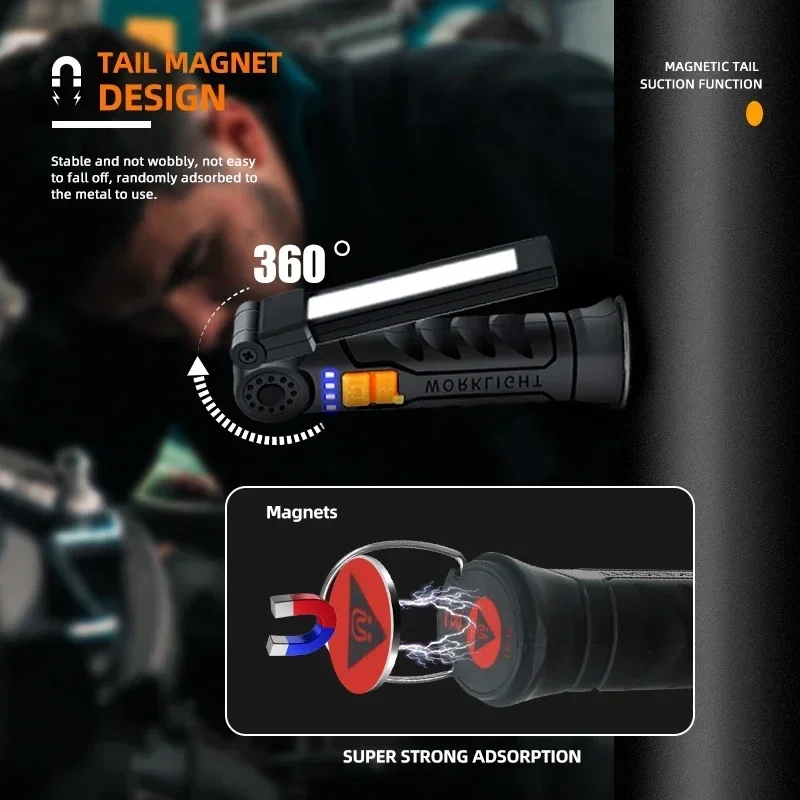 Portable COB LED Flashlight US - Zinc Outdoor Lighting recensie en prijs