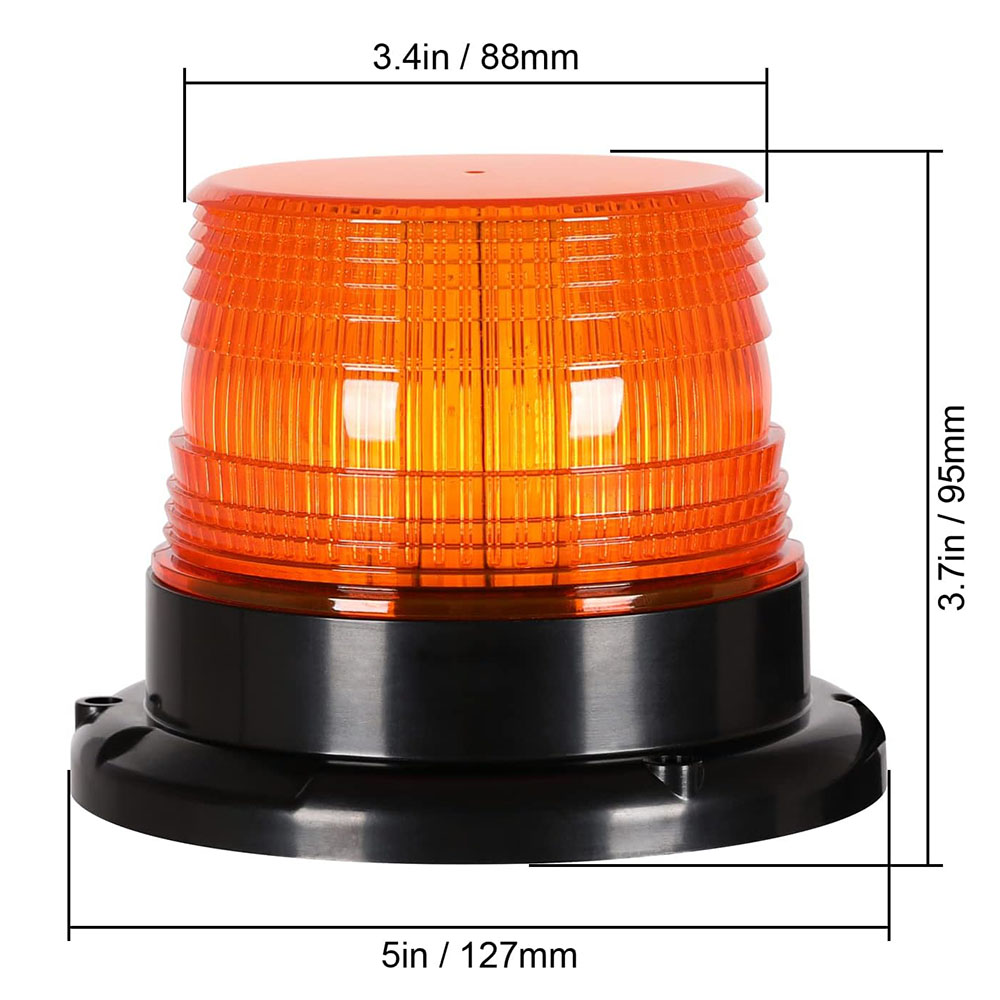 LED Strobe light Circular Car  - Outdoor Lighting Yellow recensie en prijs