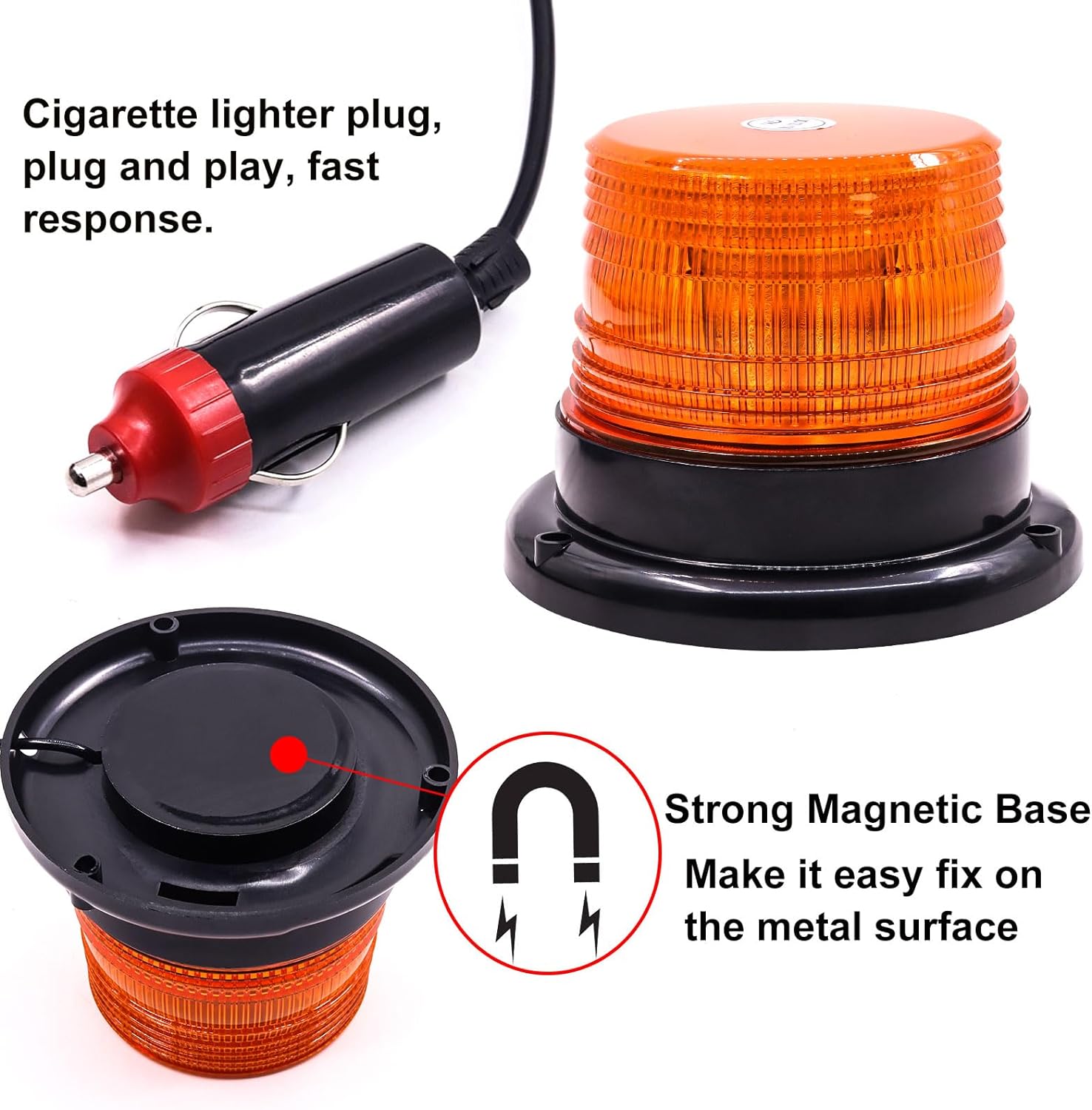 LED Strobe light Circular Car  - Outdoor Lighting Yellow recensie en prijs