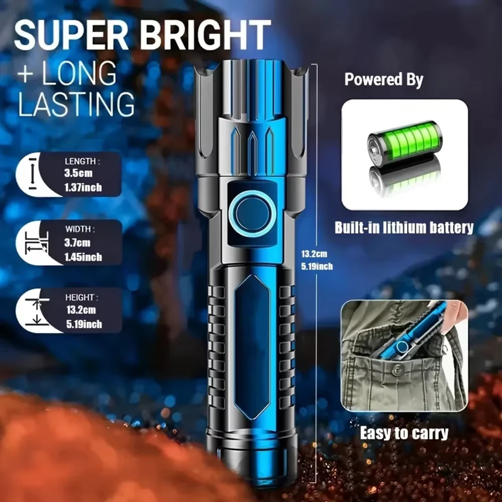 Tactical LED Flashlight 2000LM - Zinc Outdoor Lighting recensie en prijs