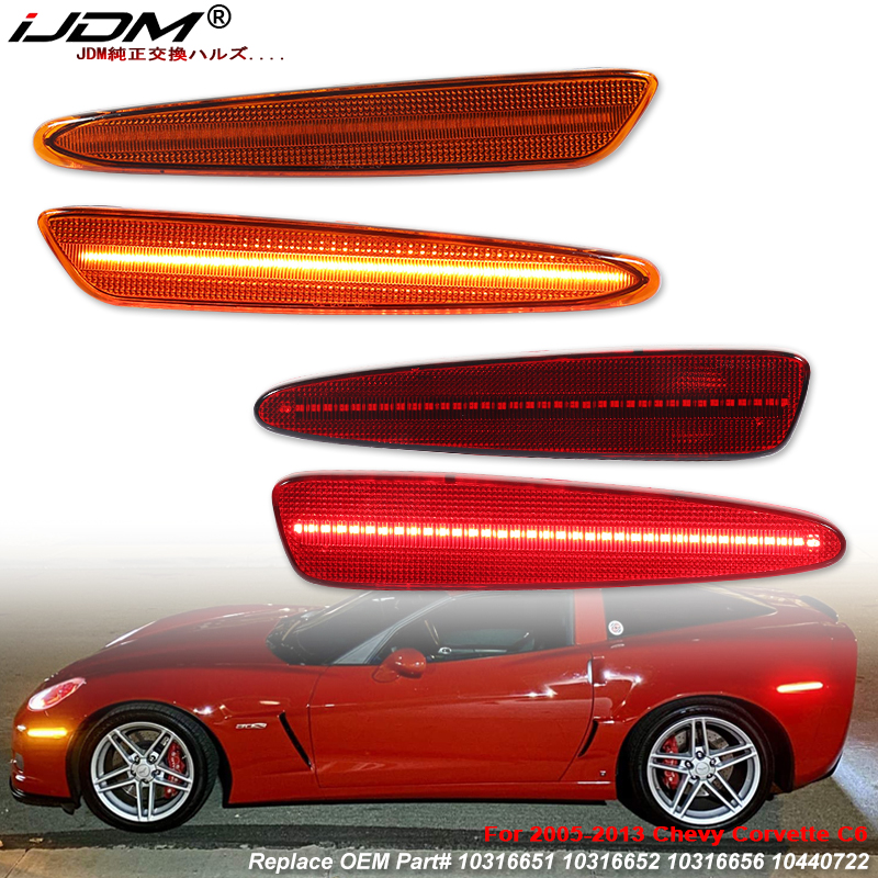 iJDM Front Rear Bumper LED Sid - Outdoor Lighting Yellow recensie en prijs
