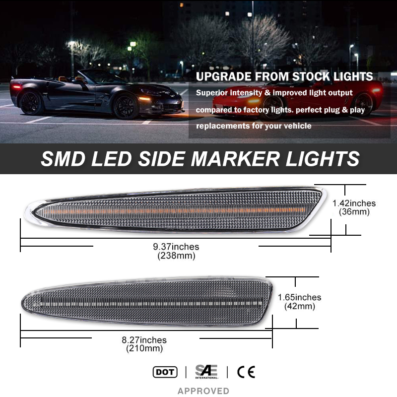 iJDM Front Rear Bumper LED Sid - Outdoor Lighting Yellow recensie en prijs