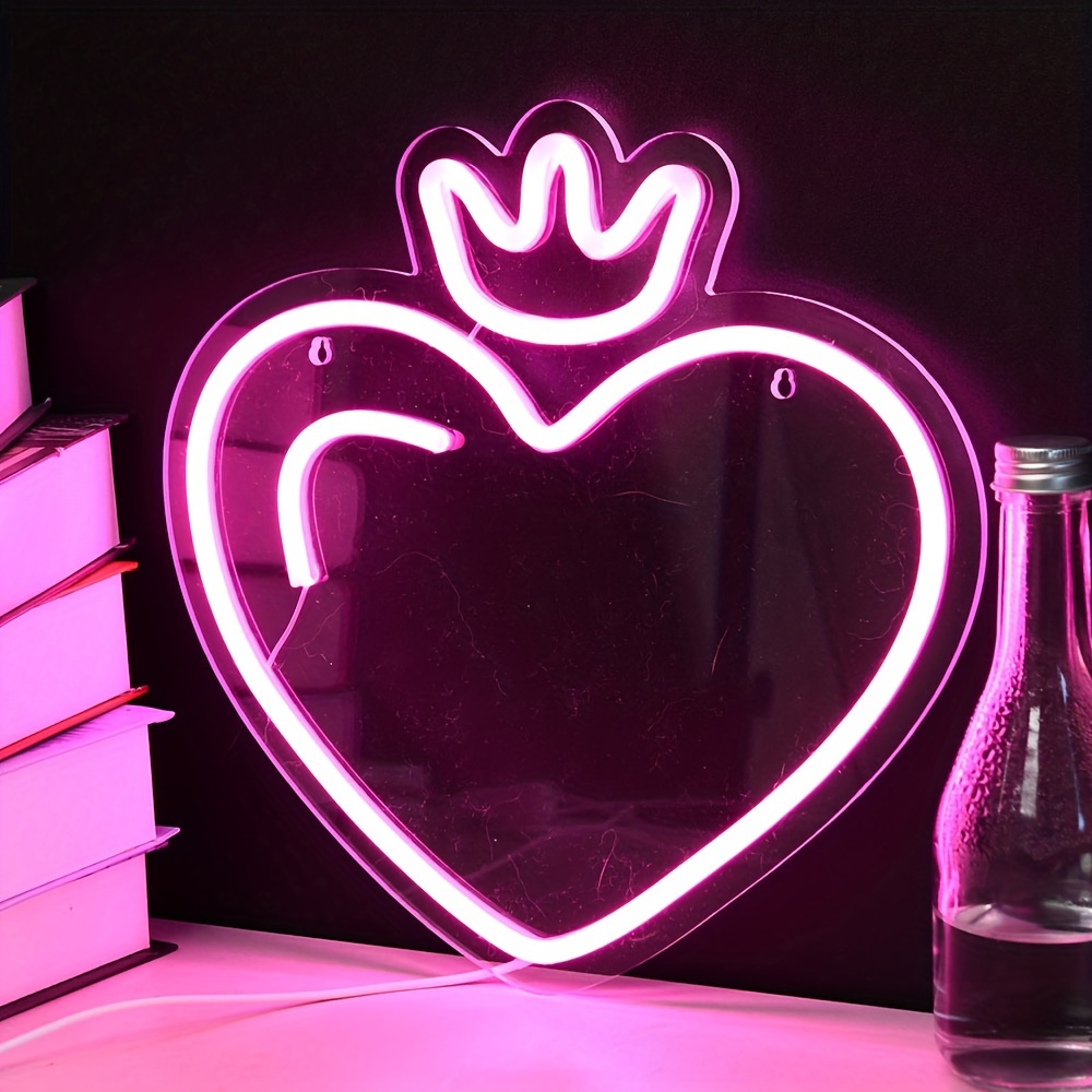 LED Heart Crown Neon Sign, Pin - Outdoor Lighting Options recensie en prijs