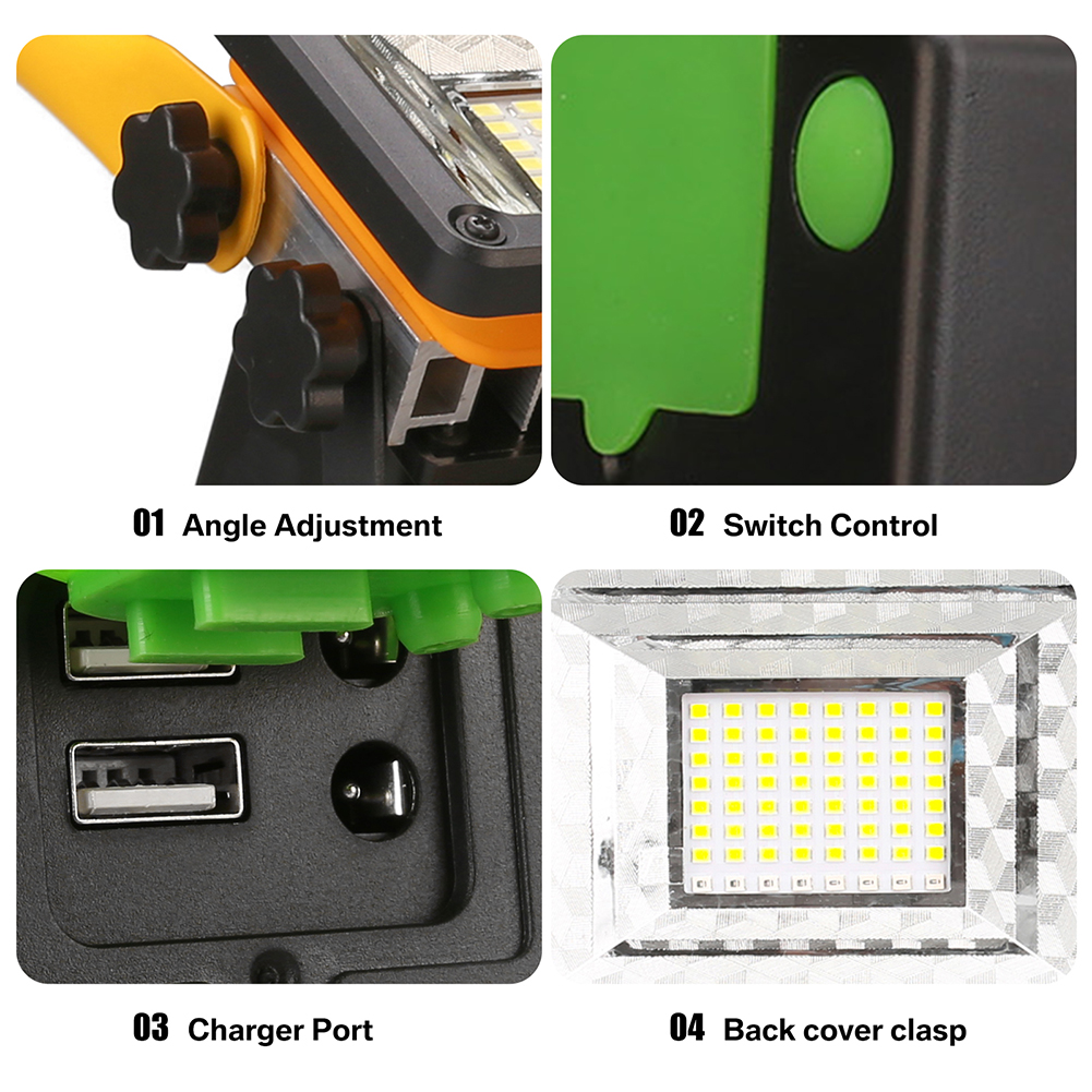 1/2pcs LED Rechargeable Portab - Zumtobel Outdoor Lighting recensie en prijs