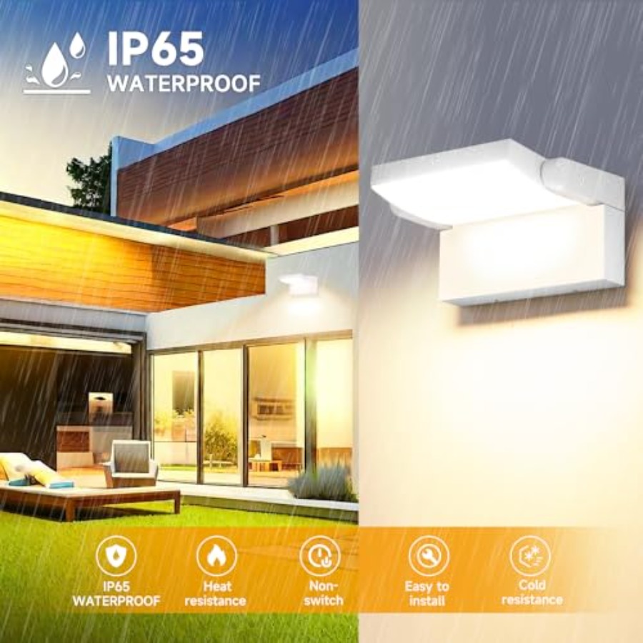 Outdoor LED Wall Light 40W Flo - Outdoor Yard Lighting Fixtures recensie en prijs