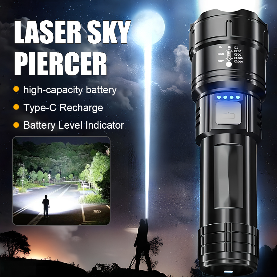 High Power P50 LED Flashlight  - Zinc Outdoor Lighting recensie en prijs