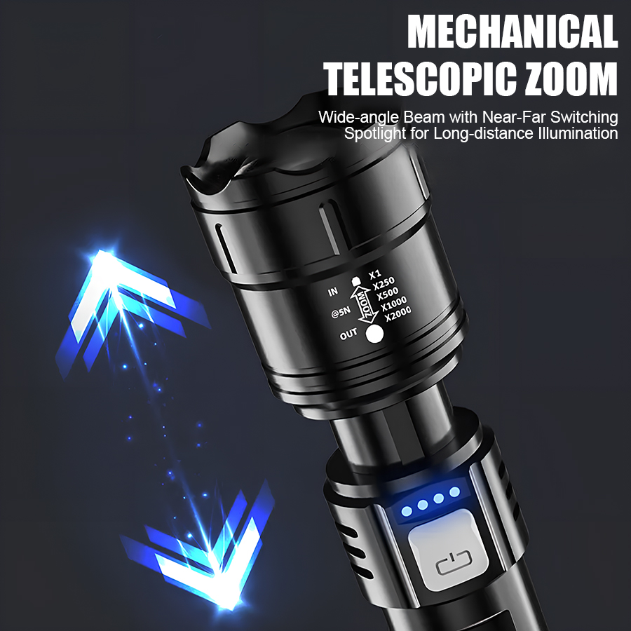 High Power P50 LED Flashlight  - Zinc Outdoor Lighting recensie en prijs