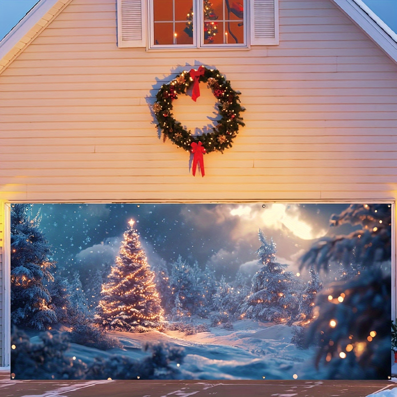 Sparkling Christmas Garage Ban - Outdoor Lighting On Trees recensie en prijs