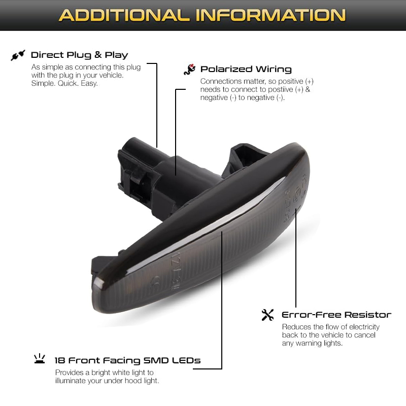 LED Dynamic Turn Signal Side M - Outdoor Lighting Yellow recensie en prijs
