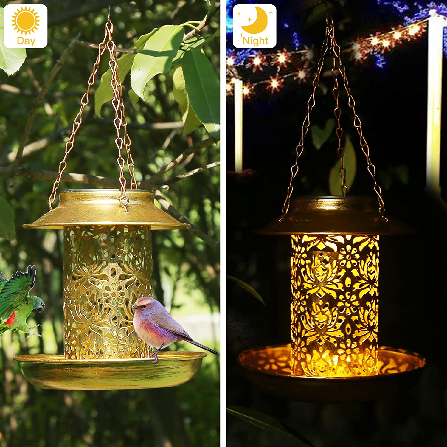 Solar Bird Feeder Metal Outdoo - Outdoor Lighting Ideas For House recensie en prijs