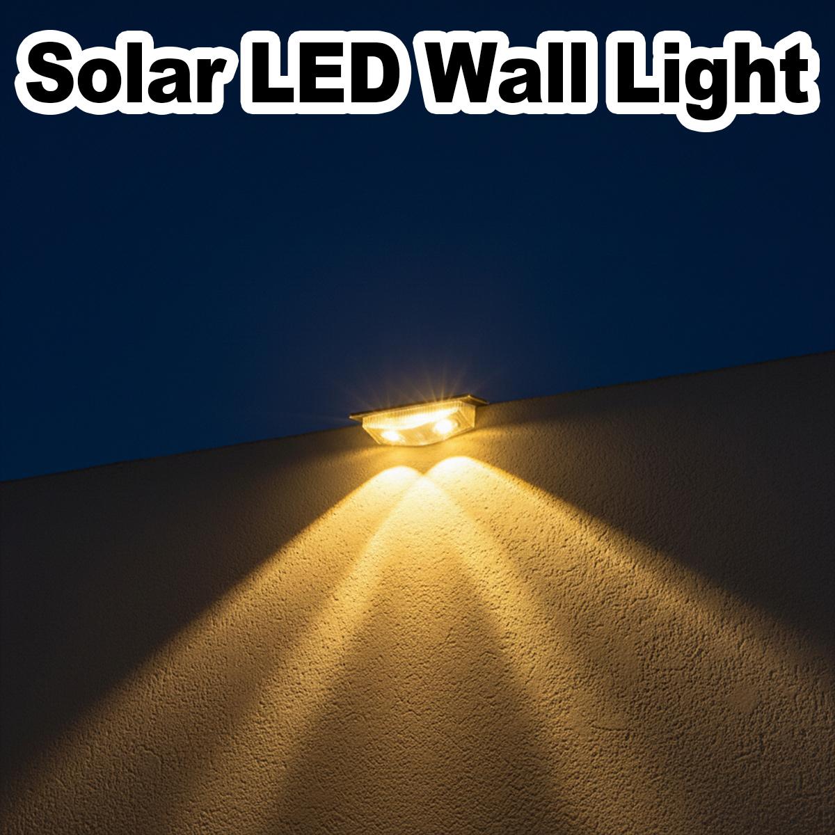 4Pcs Solar Fence Lights Light  - Outdoor Yard Lighting Fixtures recensie en prijs