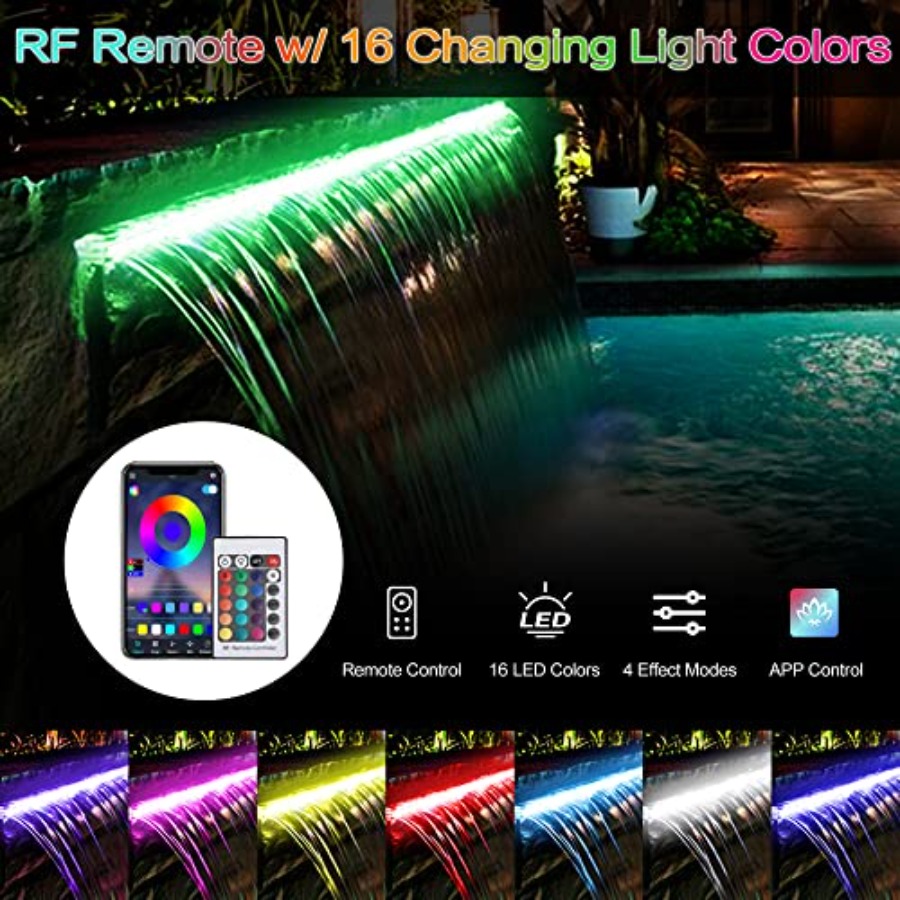 Outdoor patio waterfall spillw - Outdoor Lighting Options recensie en prijs