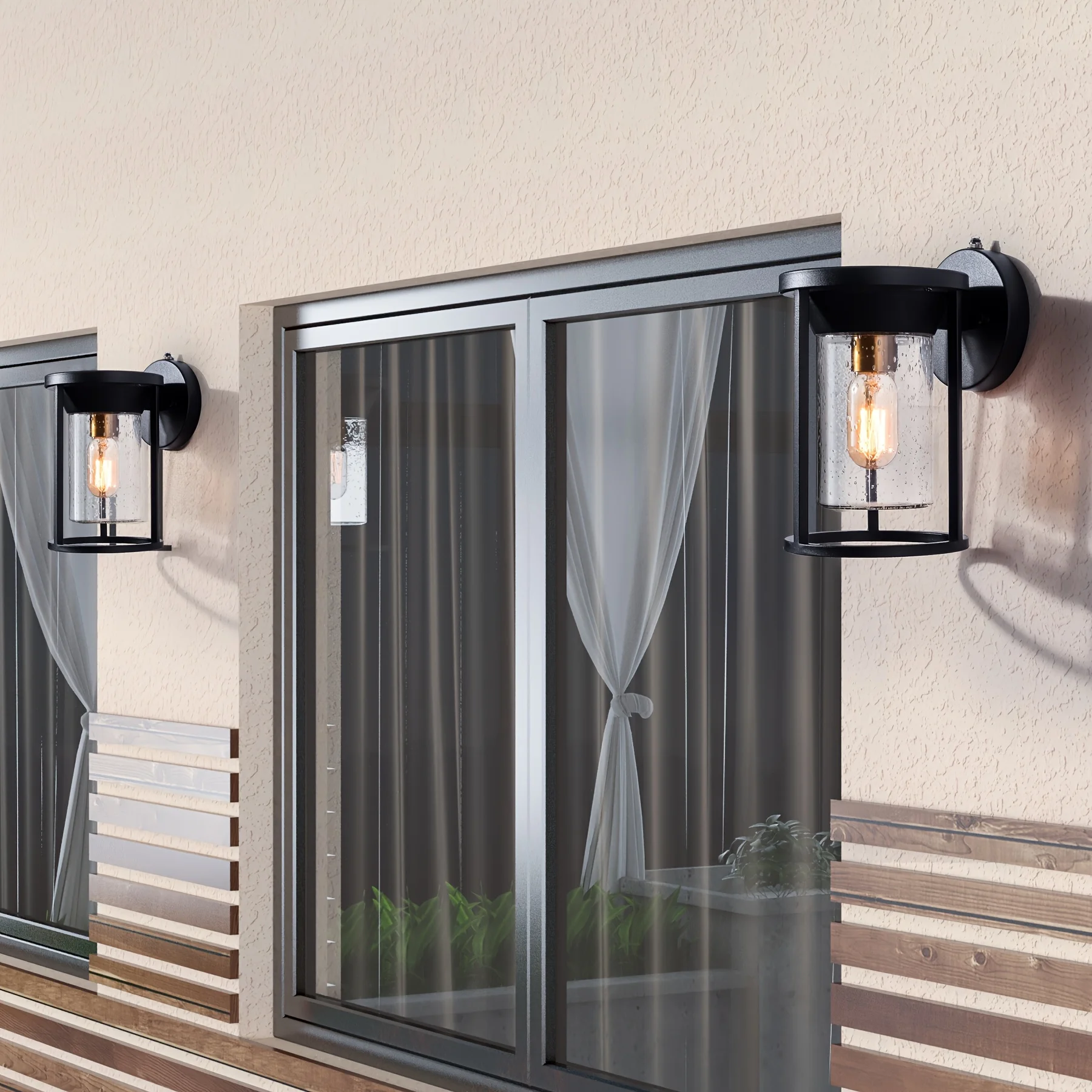 DDHOME 2-Pack Black Dusk to Da - Outdoor Yard Lighting Fixtures recensie en prijs