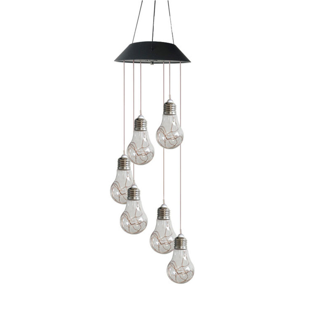 6 LED Solar Powered Wind Chime - Outdoor Lighting On Trees recensie en prijs