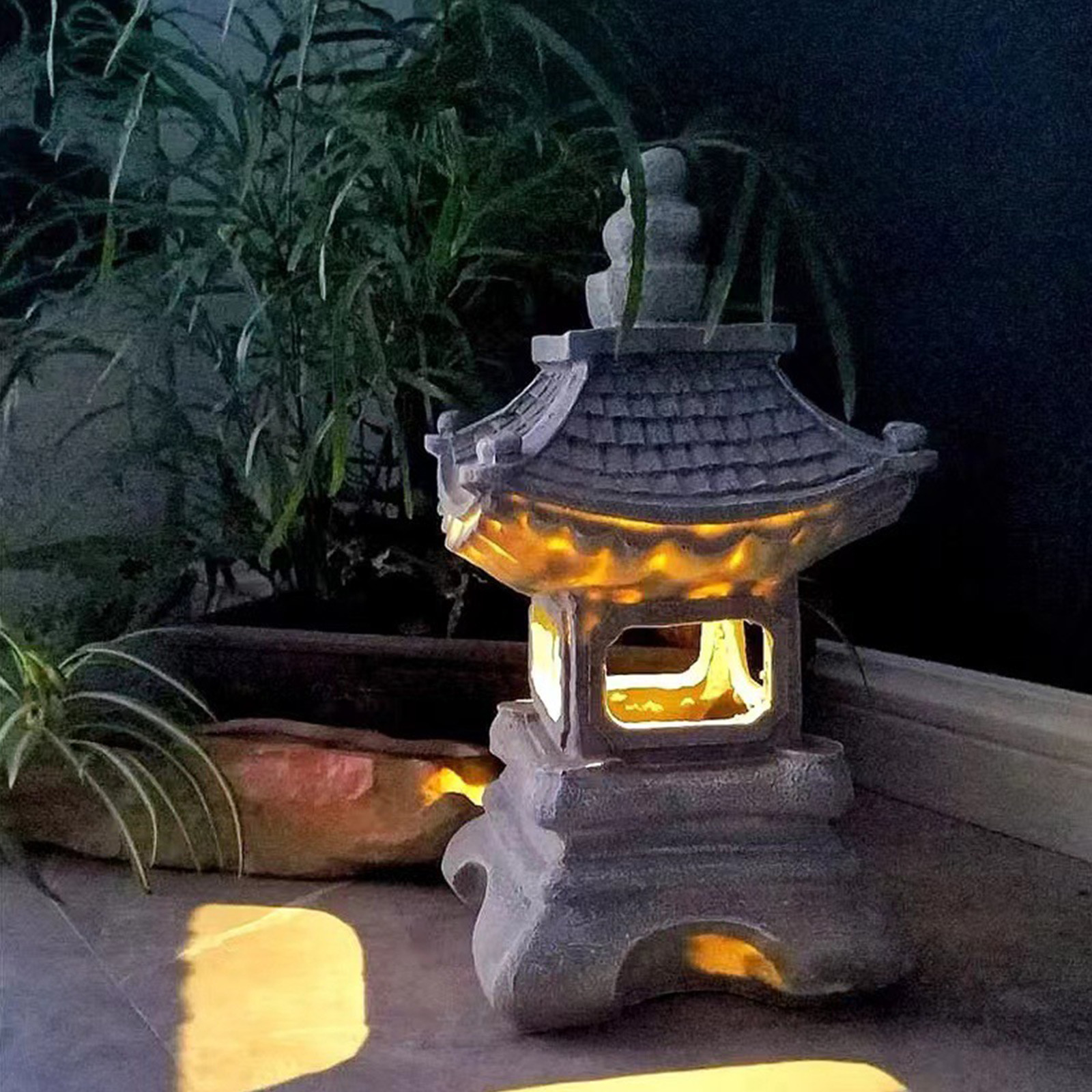 Pagoda Statues Outdoor Solar P - Outdoor Lighting Architectural recensie en prijs