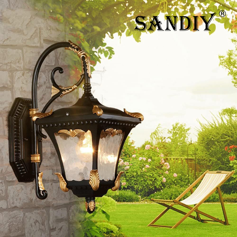 SANDIY Outdoor Wall Lamp Retro - Outdoor Yard Lighting Fixtures recensie en prijs