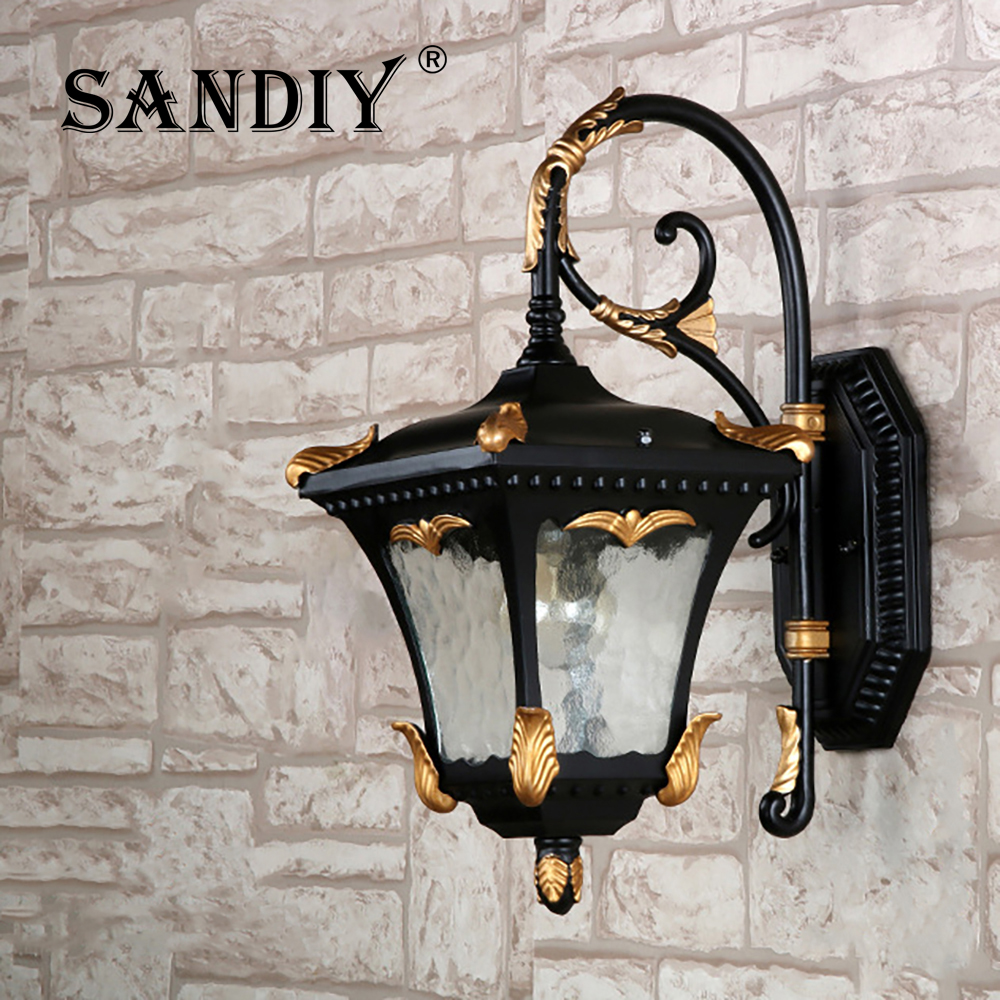 SANDIY Outdoor Wall Lamp Retro - Outdoor Yard Lighting Fixtures recensie en prijs