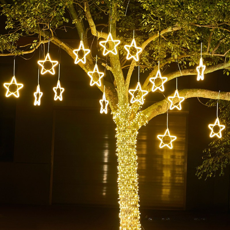 LED five-pointed star light wi - Outdoor Lighting On Trees recensie en prijs