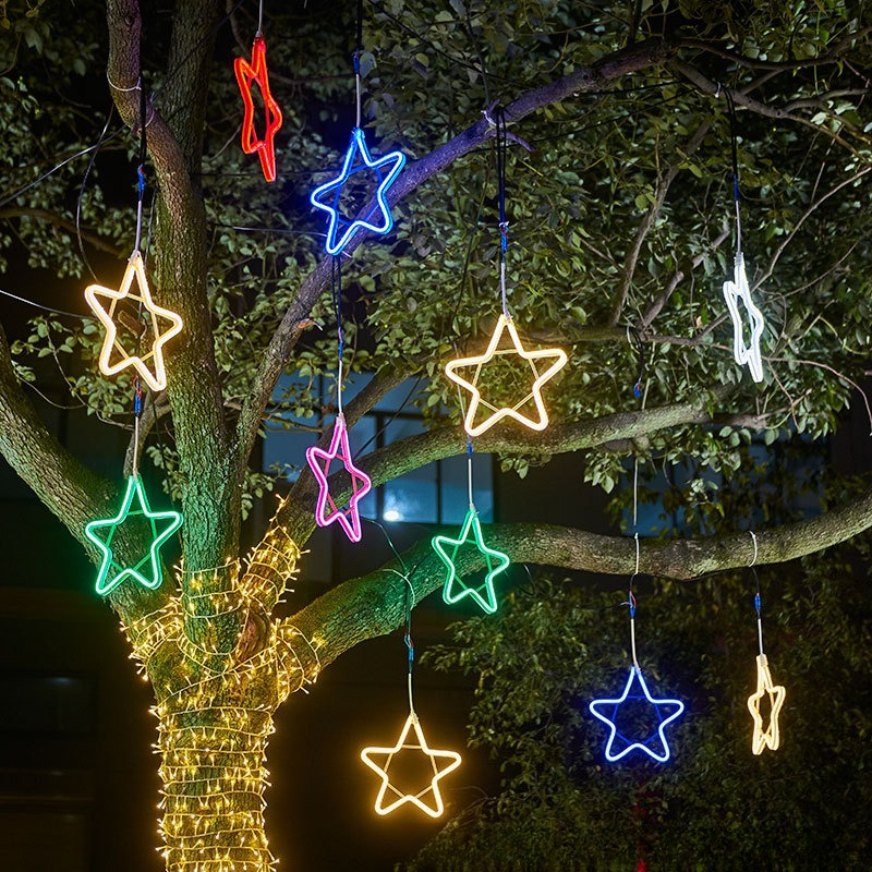 LED five-pointed star light wi - Outdoor Lighting On Trees recensie en prijs