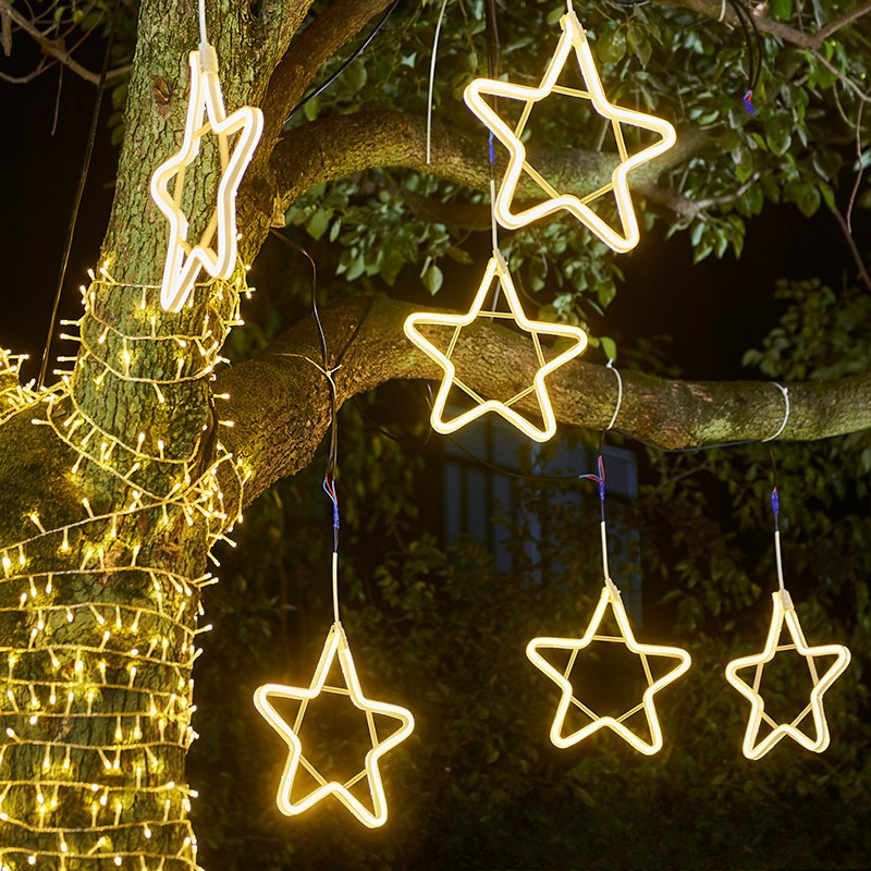 LED five-pointed star light wi - Outdoor Lighting On Trees recensie en prijs