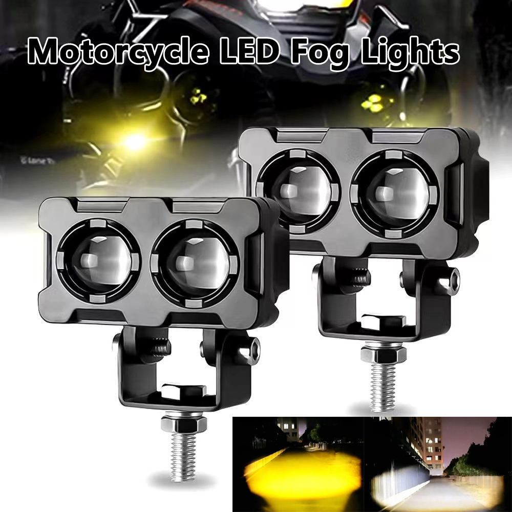 1PC Motorcycle LED Lens Spotli - Outdoor Lighting Yellow recensie en prijs